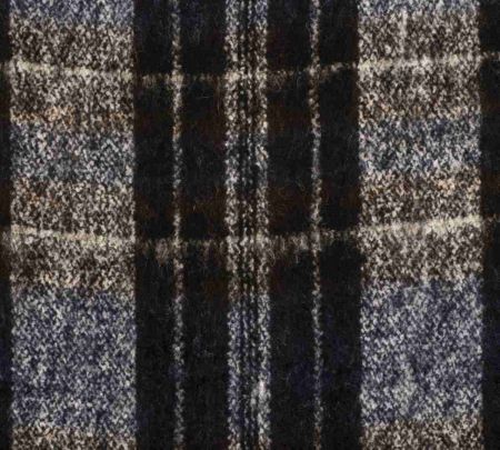 Blanket art.Turbo alpaca wool with fringes