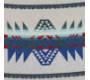 Art. Navajo Wool-Blend Blanket with fringes