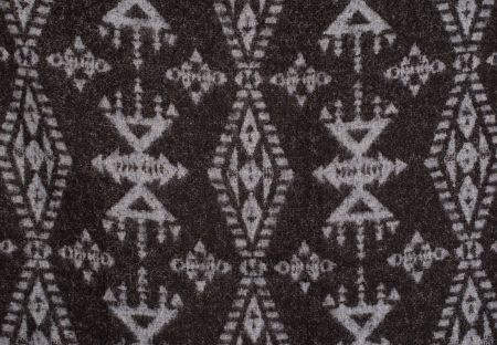 Blanket art.Tribal alpaca/wool blend with fringes