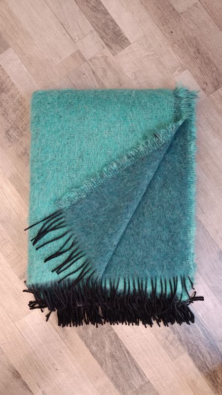 Blanket art.Turbo alpaca wool with fringes