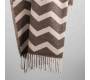 Art. Agnes Wool-Blend Blanket with fringes