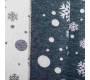 Art. Snowflake Wool-Blend Blanket with fringes